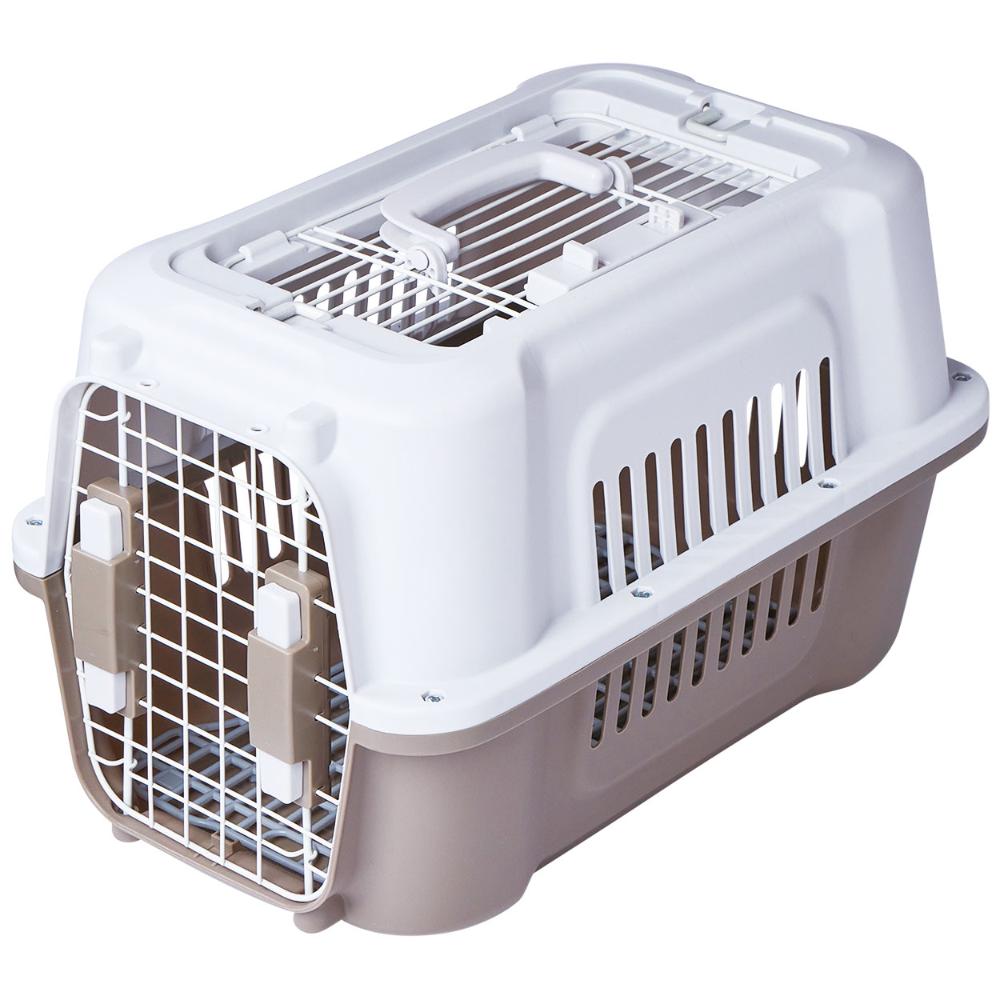 犬猫用キャリー 2ドア タフハウスキャリー アイボリー S メーカー直送 ▼返品・キャンセル不可【他商品との同時購入不可】