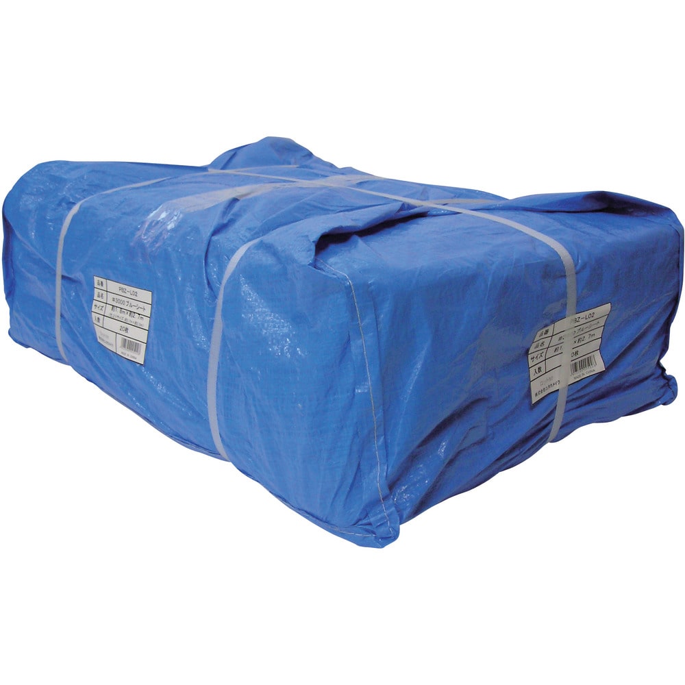 #3000ブルーシート大畳み 1.8m×2.7m (20枚入) メーカー直送 ▼返品・キャンセル不可【他商品との同時購入不可】