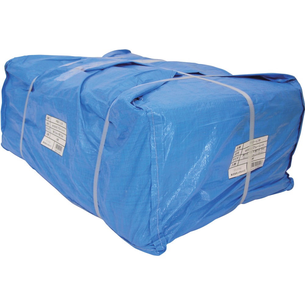 #3000ブルーシート大畳み 10.0m×10.0m (2枚入) メーカー直送 ▼返品・キャンセル不可【他商品との同時購入不可】