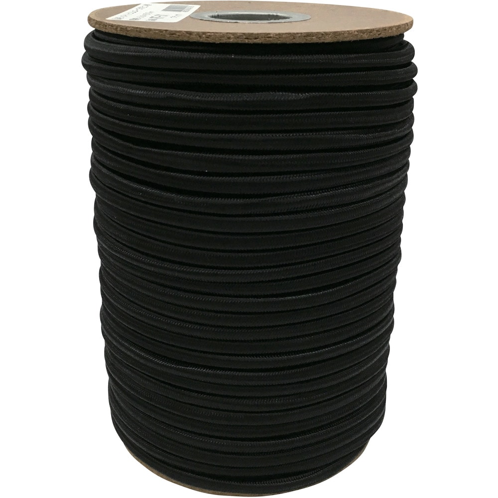 ゴム タイトゴムロープボビン巻 6φ×50m ブラック メーカー直送 ▼返品・キャンセル不可【他商品との同時購入不可】
