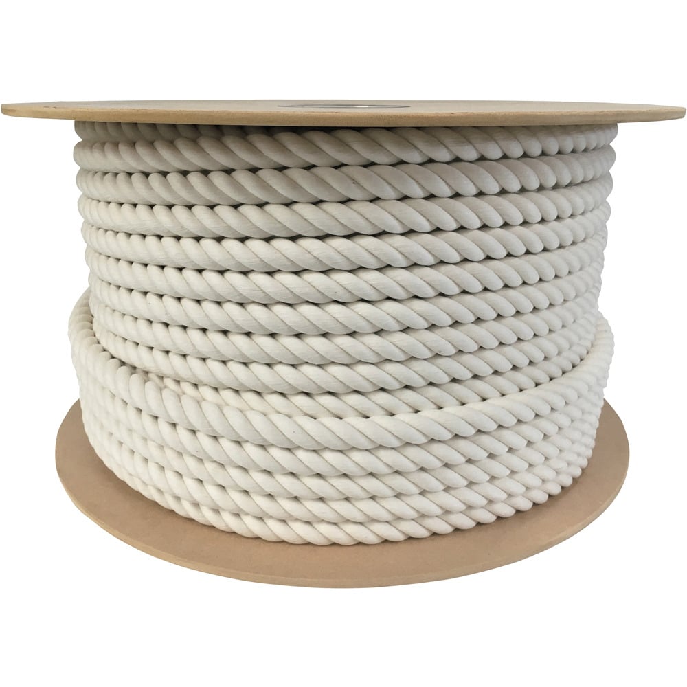 PRC16 ユタカメイク 綿ロ-プドラム巻 16φ×100m メーカー直送 ▼返品・キャンセル不可【他商品との同時購入不可】