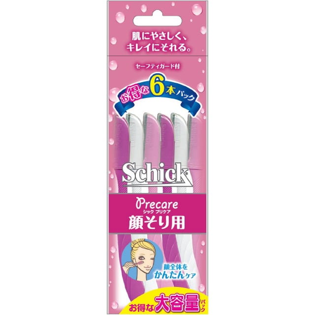 シック Lディスポ 顔・眉毛用 6本入