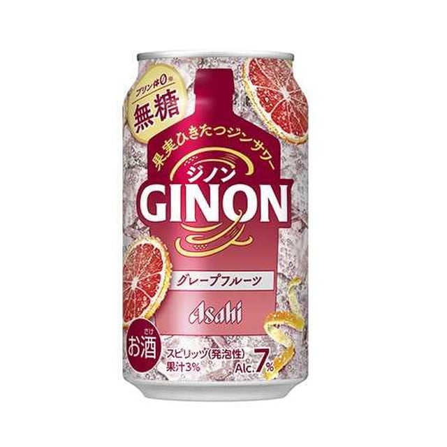 アサヒ GINON（ジノン） グレープフルーツ 350ml   【24個セット】