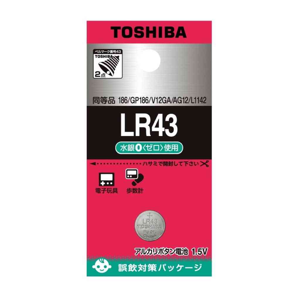トウシバ TOSHIBA ボタン電池 LR43EC