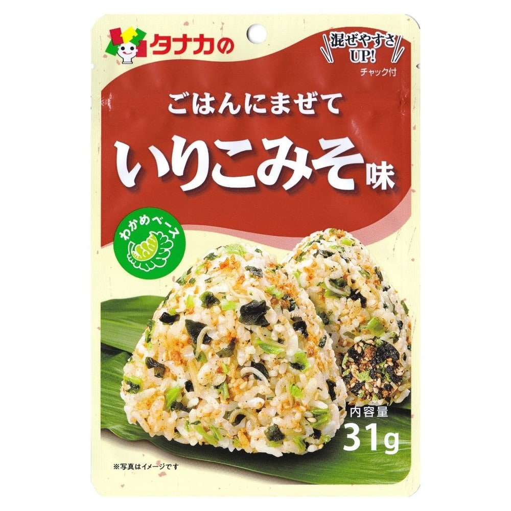 ◆田中食品 ごはんにまぜて いりこみそ味 31g   【10個セット】