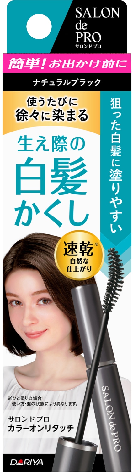 ダリヤ サロンドプロ カラーオンリタッチEX BK(ナチュラルブラック) 15ml x6個セット