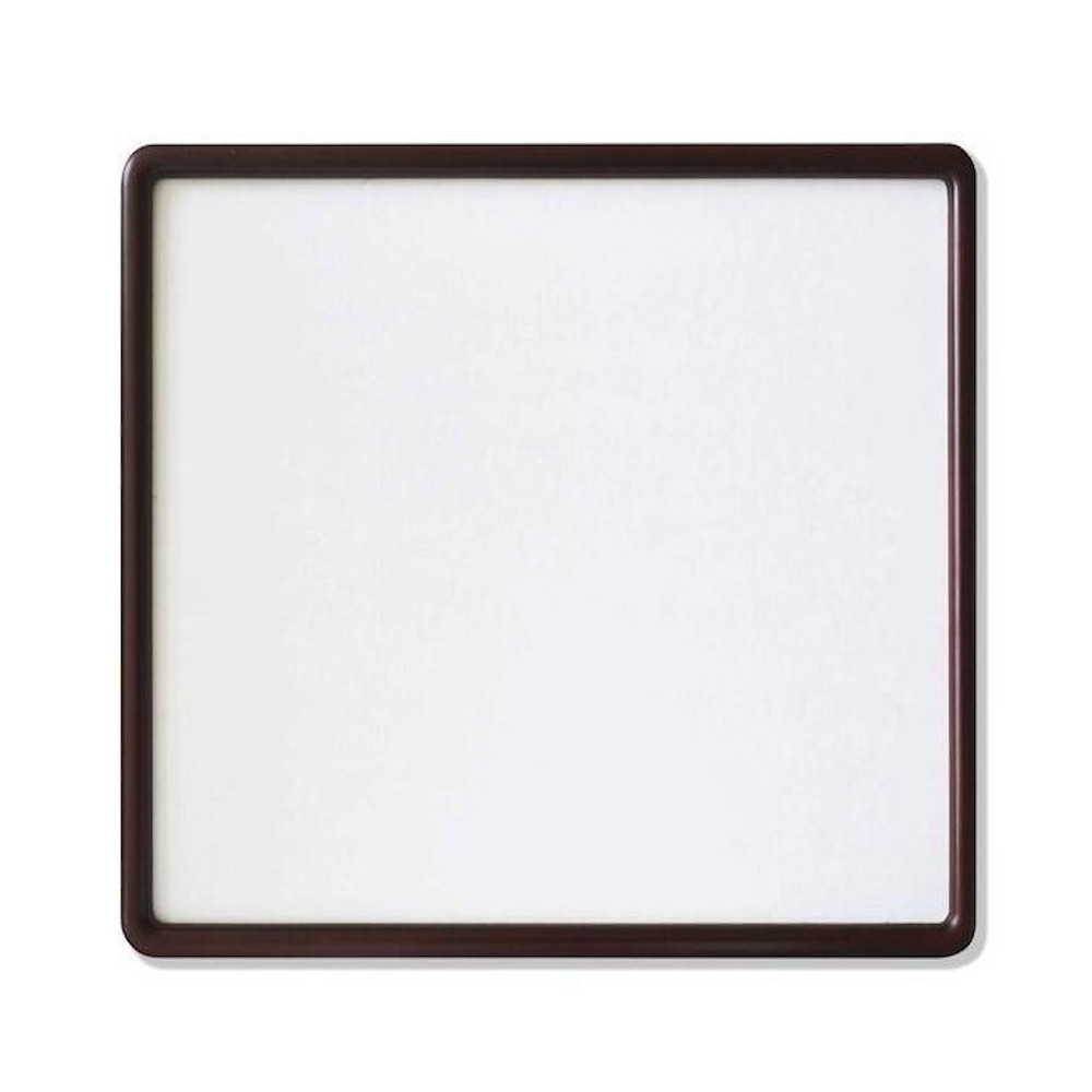 和額 デッサン縁 涼 木製 半切 ブラウン 【直送品】 返品・キャンセル・他商品と同時購入は不可