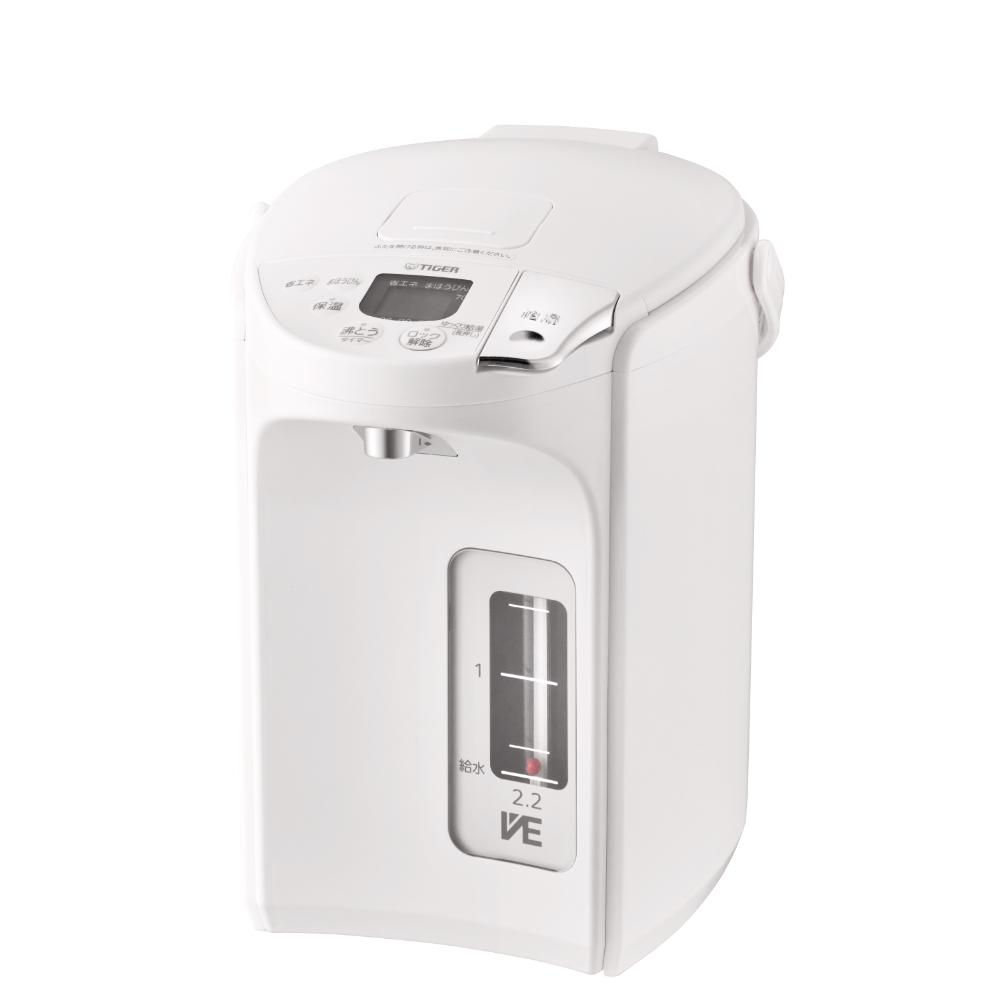タイガー 蒸気レスVE 電気まほうびん 2.2L PIPG220WE メーカー直送 ▼返品・キャンセル不可【他商品と同時購入不可