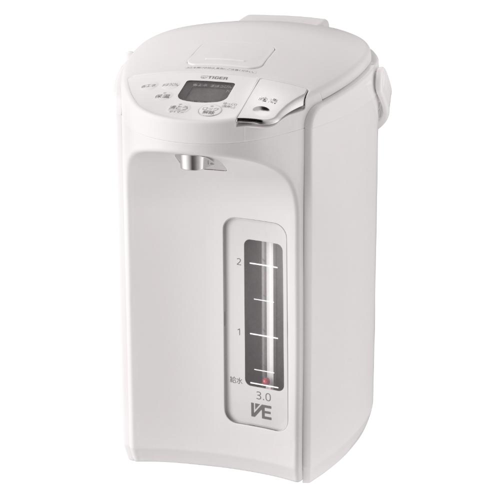 タイガー 蒸気レスVE 電気まほうびん 3.0L PIPG300WE メーカー直送 ▼返品・キャンセル不可【他商品と同時購入不可