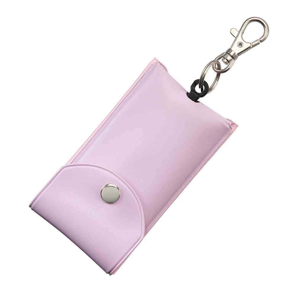 デビカ リール付きキーケース パープル 1個