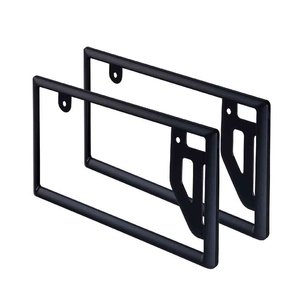 セイワ GLOSSYナンバーフレームセットBK K443 2枚セット