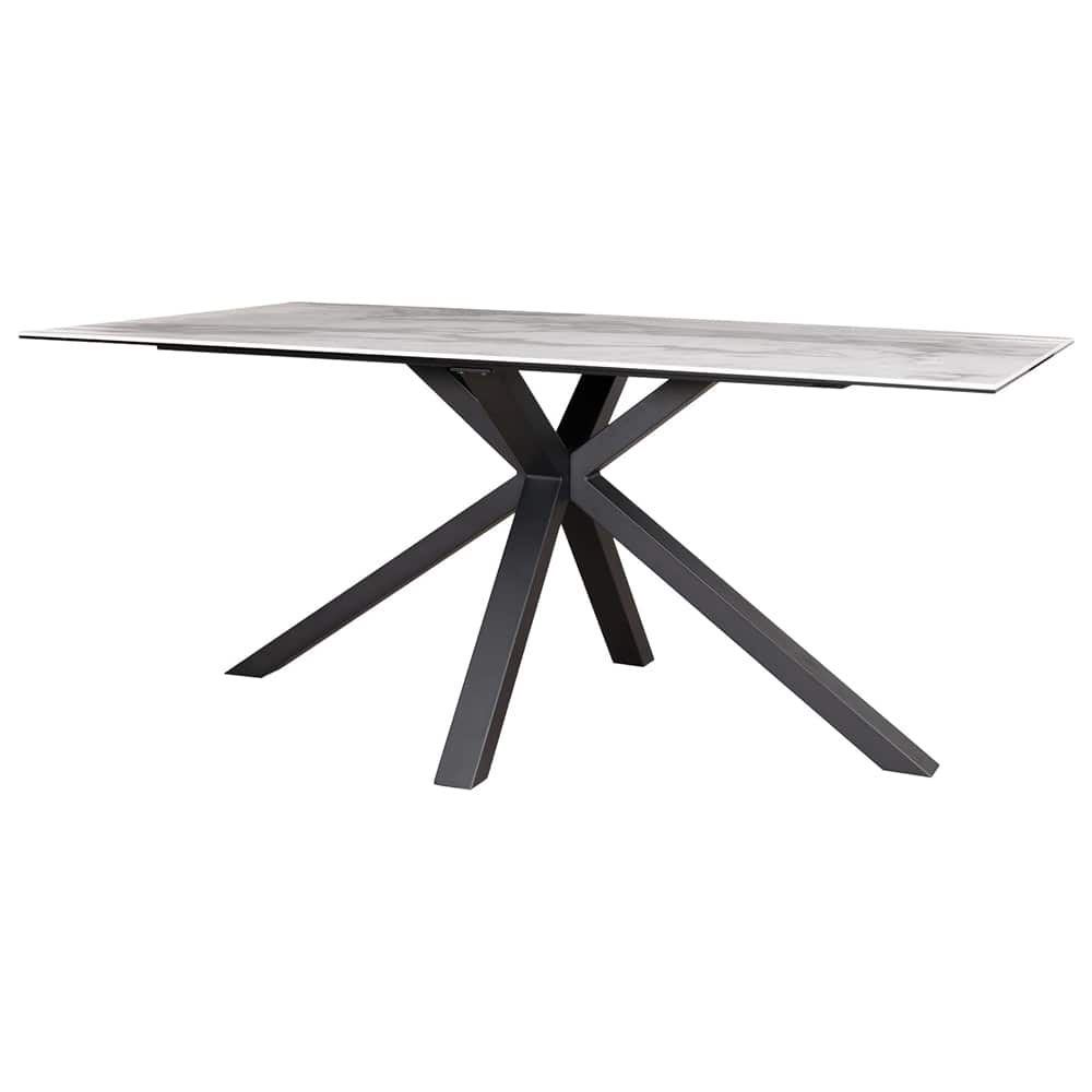 ダイニングテーブル Brescia ホワイトクォーツ165 メーカー直送▼返品・キャンセル不可【他商品との同時購入不可】