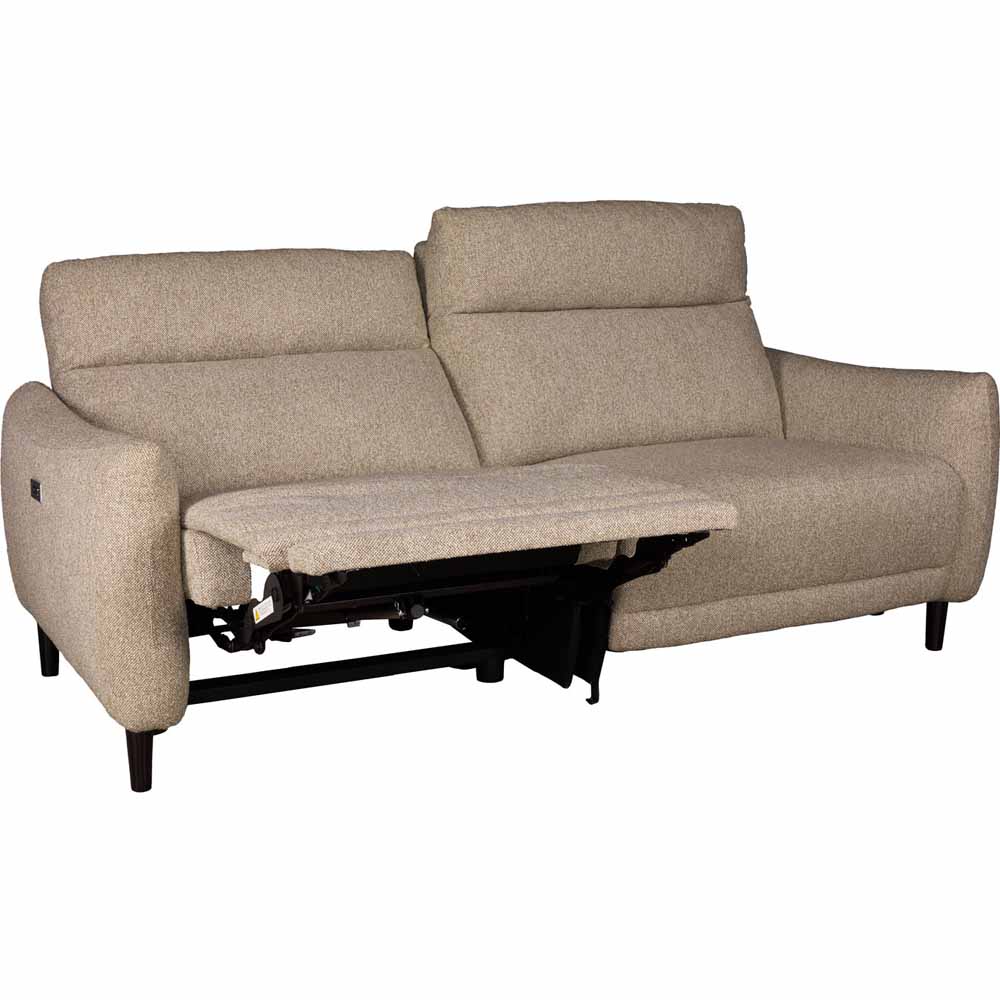 モーションソファ Makarov 2.5P BR W165 メーカー直送▼返品・キャンセル不可【他商品との同時購入不可】