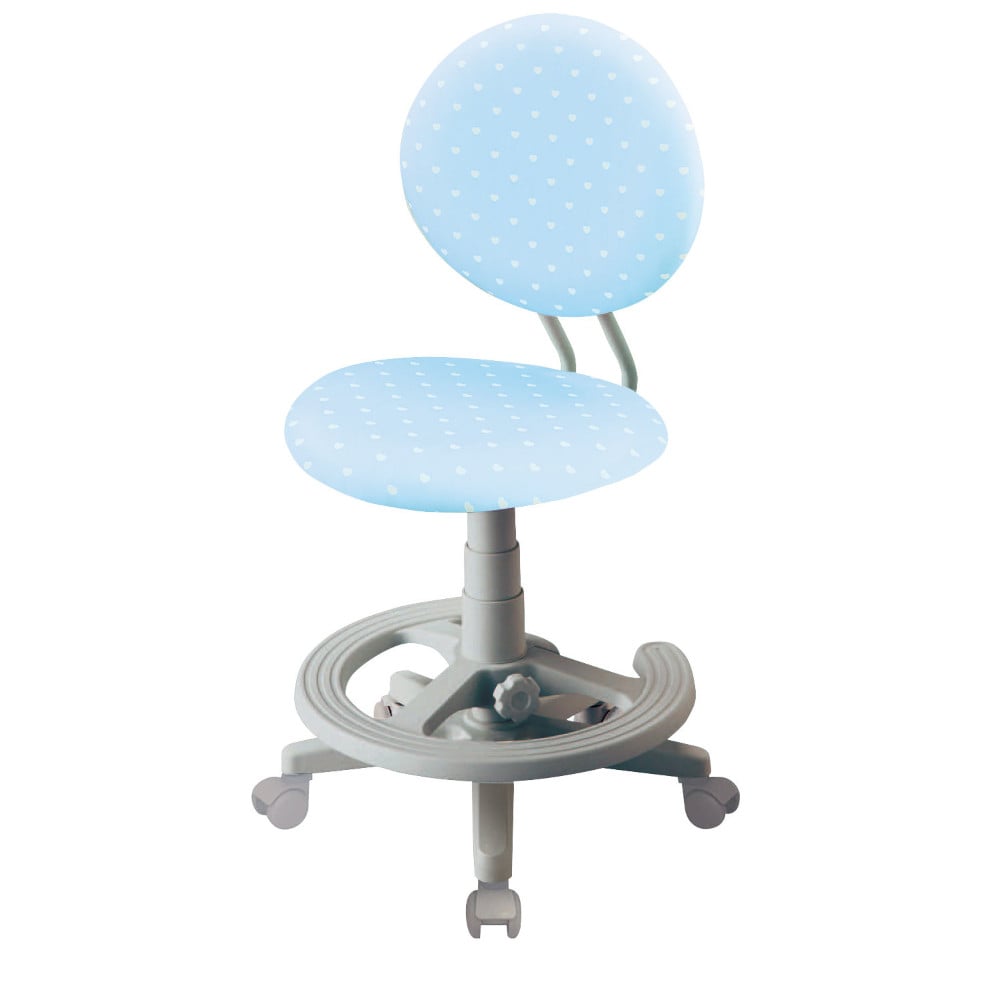 回転ラブリーチェア ハートブルー PVC メーカー直送 ▼返品・キャンセル不可【他商品との同時購入不可】