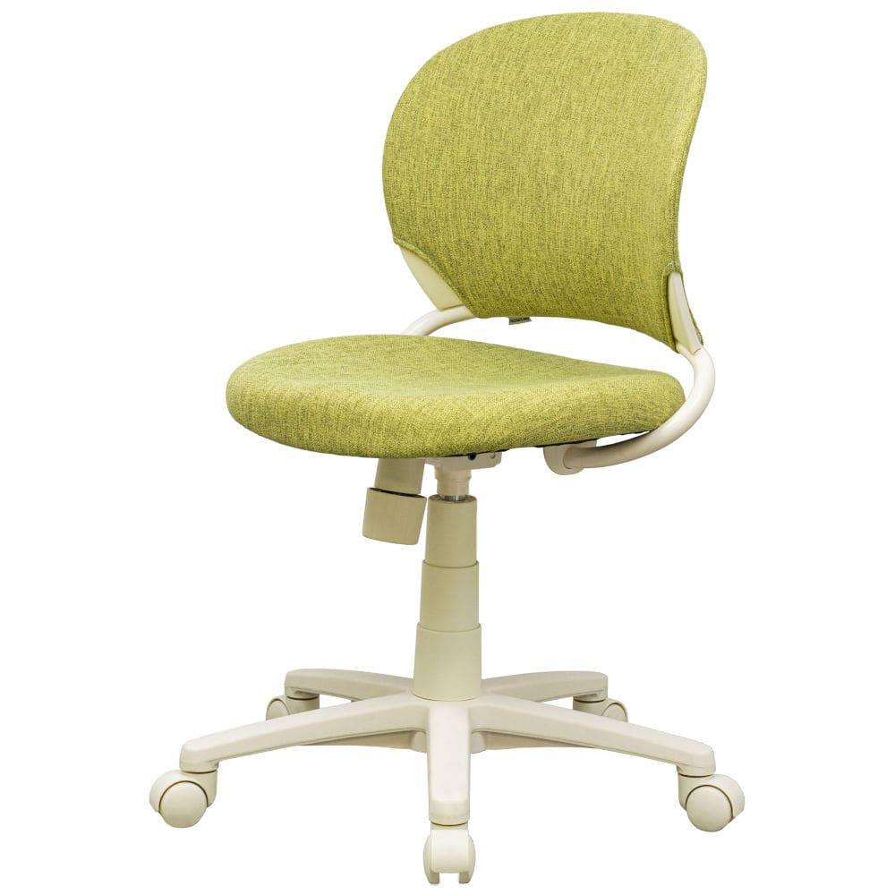 回転チェア lafan グリーン ファブリック コンパクト メーカー直送 ▼返品・キャンセル不可【他商品との同時購入不可】