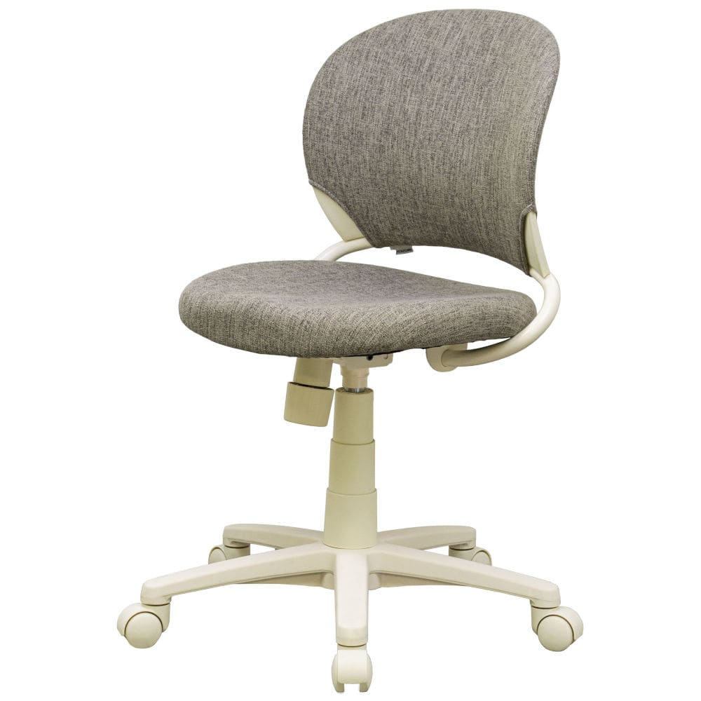 回転チェア lafan ライトブラウン ファブリック コンパクト メーカー直送 ▼返品・キャンセル不可【他商品との同時購入不可】