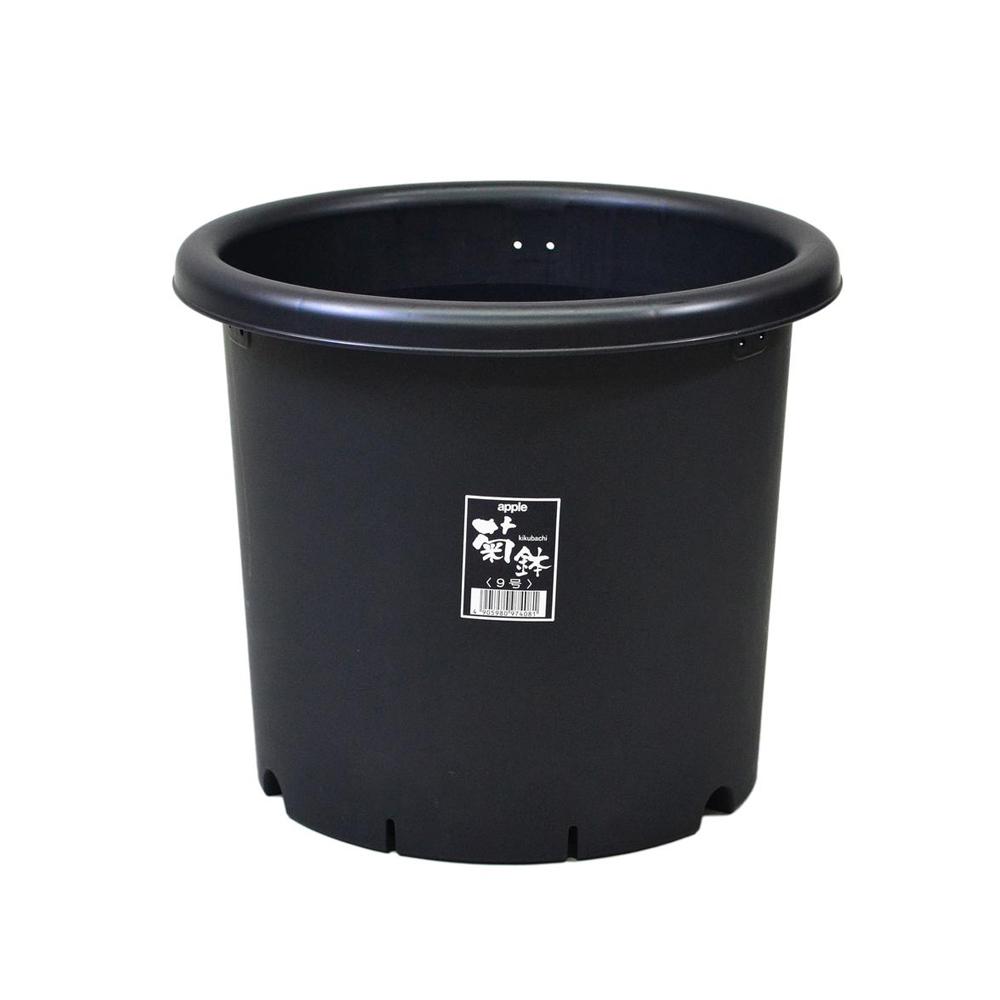 アップルウェアー 菊鉢 ブラック