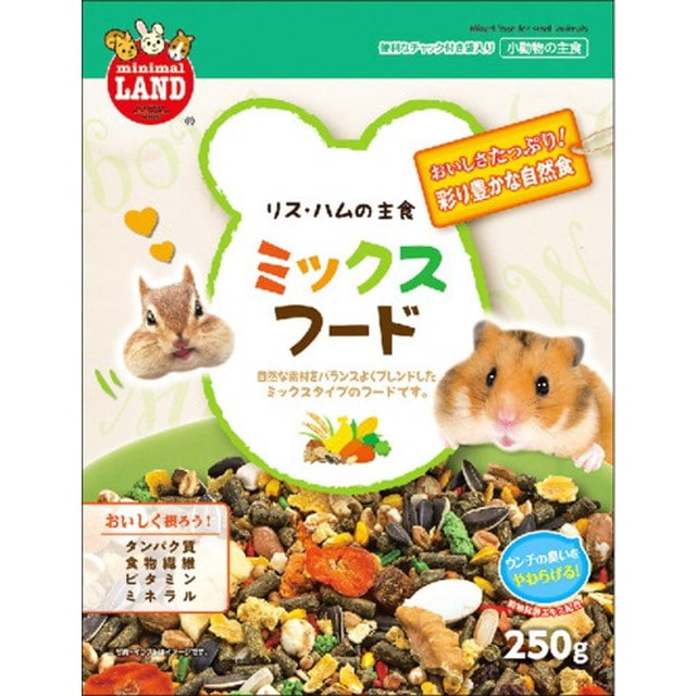 マルカン リス・ハムの主食ミックスフード 250G