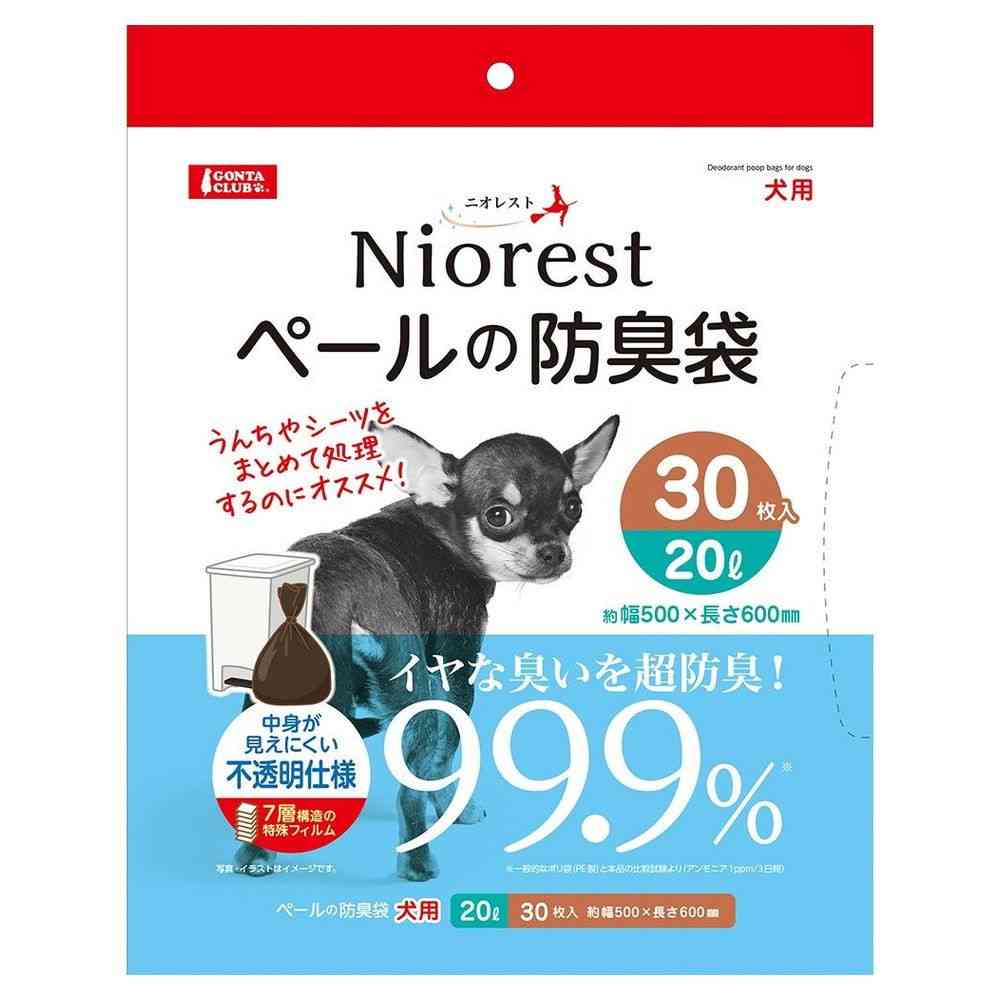 マルカン ニオレストペールの 防臭袋 20L 犬用 30枚