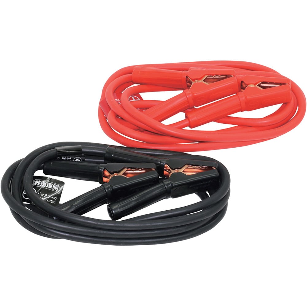ブースターケーブル DC12V/24V・100A 3.5m メーカー直送 ▼返品・キャンセル不可【他商品との同時購入不可】