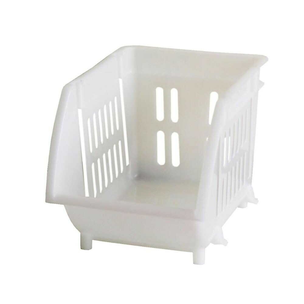 平和工業 積み重ねバスケットスリム ホワイト