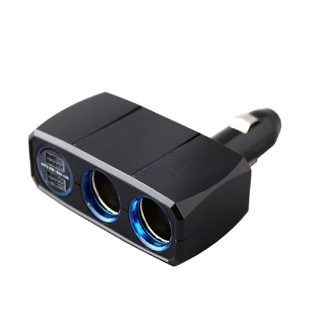 カシムラ 2連ダイレクト 2リバーシブルUSB 4.8A 12/24V KX226