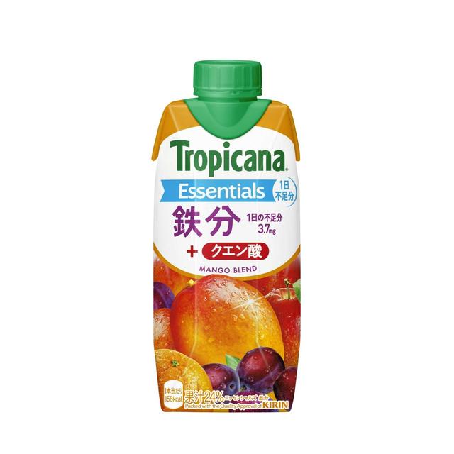 ◆キリン トロピカーナ エッセンシャルズ 鉄分 330ml   【12個セット】
