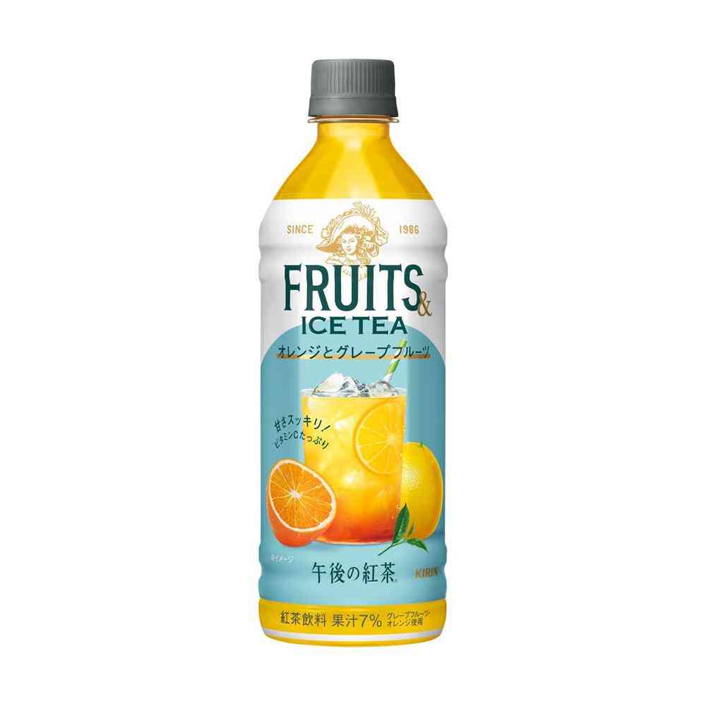 ◆キリン 午後の紅茶 FRUITS ＆ ICE TEA オレンジとグレープフルーツ 500ml   【24個セット】