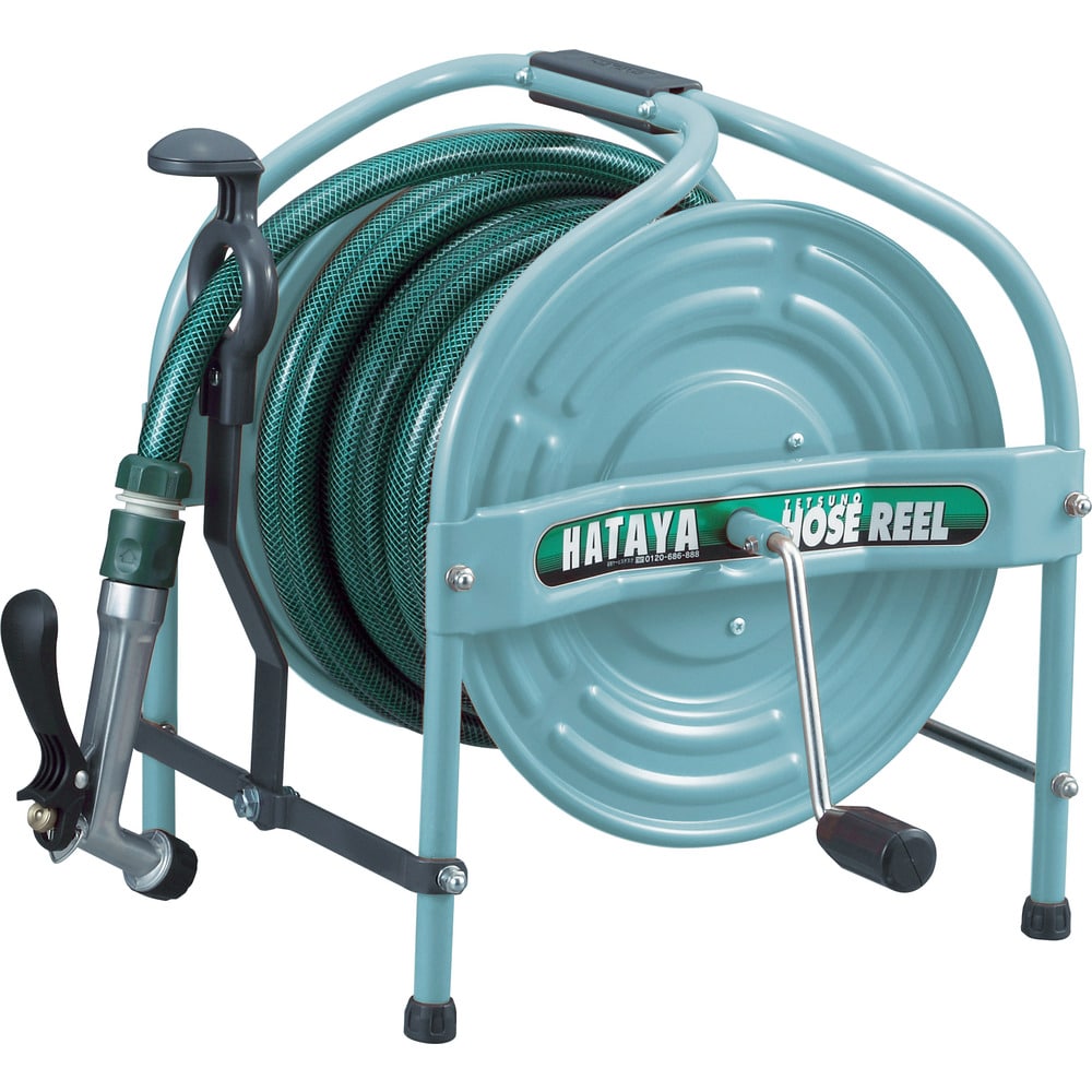 テツノホースリール(グリーン)21m防藻ホース HSA20NG メーカー直送 ▼返品・キャンセル不可【他商品との同時購入不可】