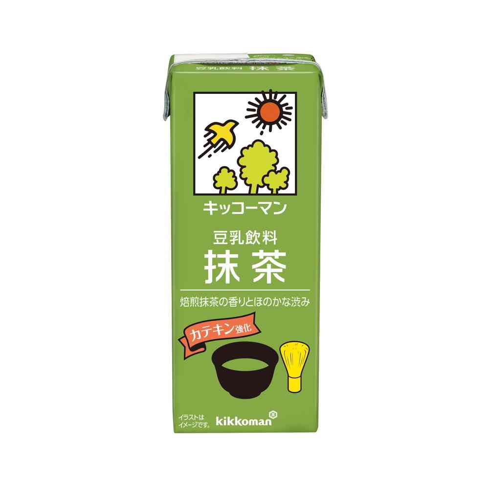 ◆キッコーマン 豆乳飲料 抹茶 200ml   【18個セット】