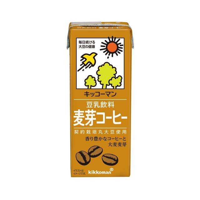 ◆キッコーマン 豆乳飲料 麦芽コーヒー 200ml【18本セット】