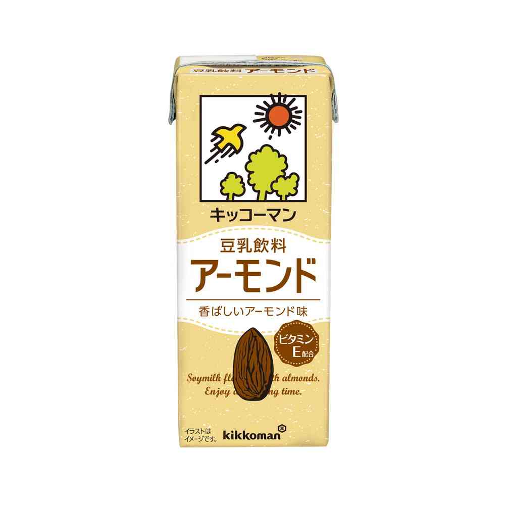 ◆キッコーマン 豆乳飲料 アーモンド 200ml   【18個セット】