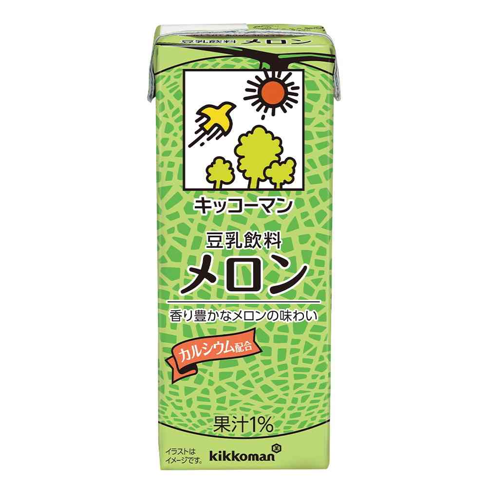 ◆キッコーマン 豆乳飲料 メロン 200ml   【18個セット】