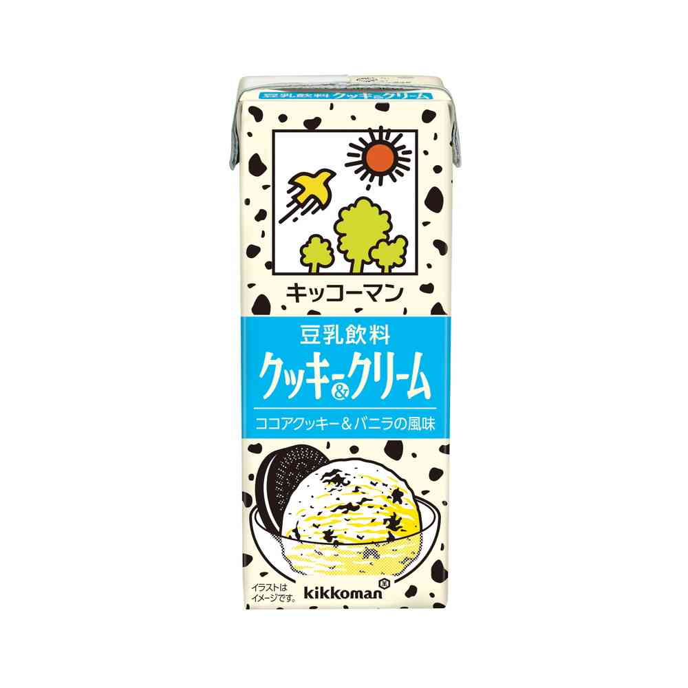 ◆キッコーマン 豆乳飲料 クッキー＆クリーム 200ml   【18個セット】