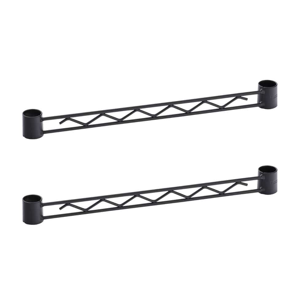 エレクター ベーシックシリーズ ハンガーレール 350mm用 ブラック （2本入） BA114B