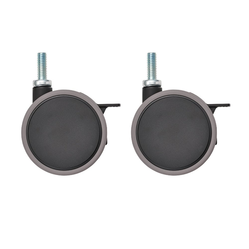 エレクター ベーシックシリーズ 双輪キャスター ストッパー付75mm ブラック BDRS75EBKG 2個入