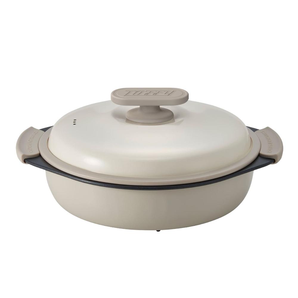 Toffy 電子レンジ用グリル鍋 K-MW4-PW　メーカー直送 ▼返品・キャンセル不可【他商品との同時購入不可】