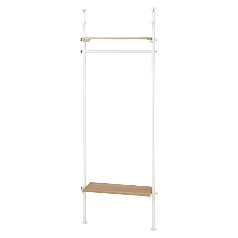 突っ張りハンガーラック KTR-3151WH メーカー直送 ▼返品・キャンセル不可【他商品との同時購入不可】