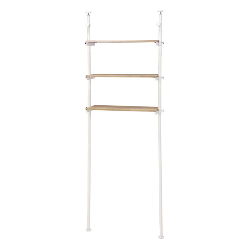 突っ張り洗濯機ラック KTR-3153WH メーカー直送 ▼返品・キャンセル不可【他商品との同時購入不可】