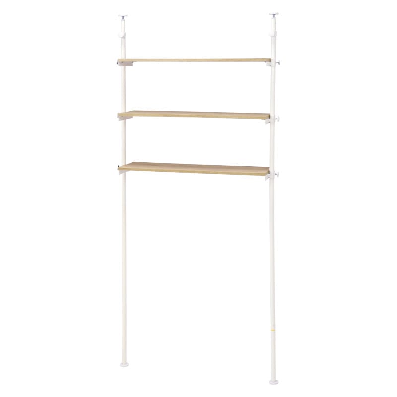 突っ張り洗濯機ラック KTR-3154WH メーカー直送 ▼返品・キャンセル不可【他商品との同時購入不可】