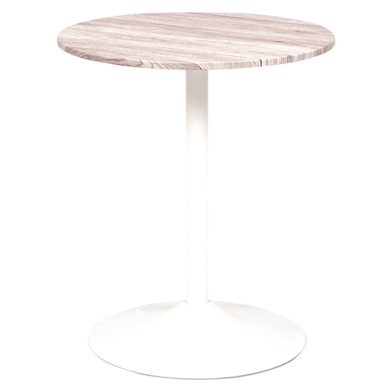 カフェテーブル(丸型) LT-4918WH メーカー直送 ▼返品・キャンセル不可【他商品との同時購入不可】