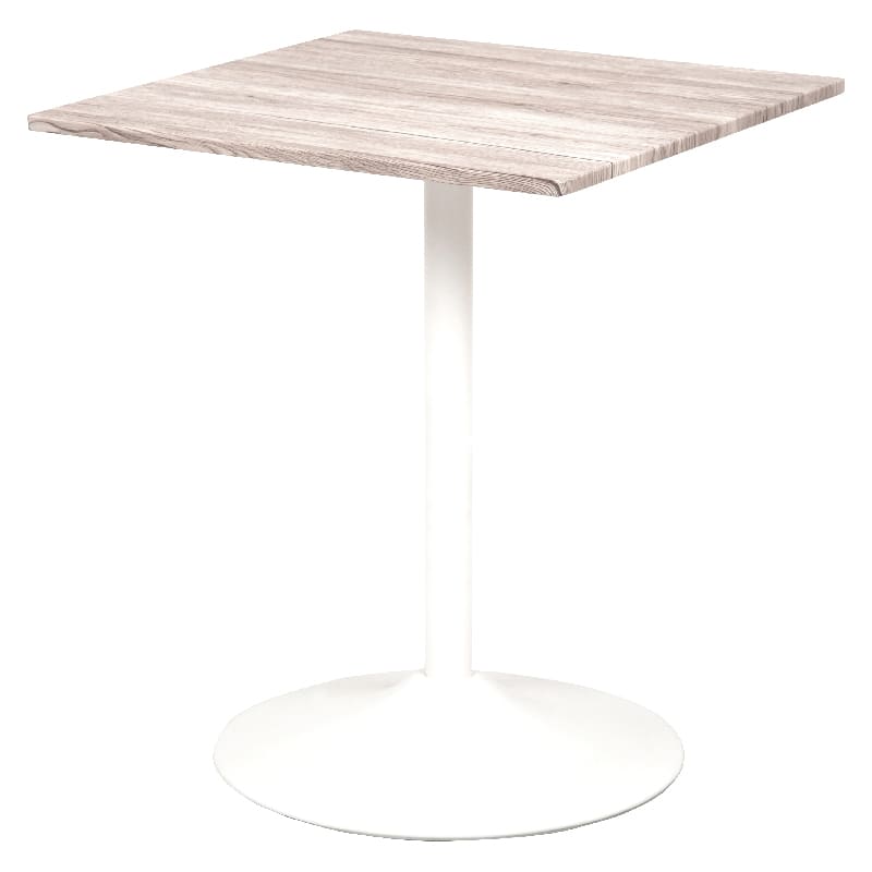 カフェテーブル(角型) LT-4919WH メーカー直送 ▼返品・キャンセル不可【他商品との同時購入不可】
