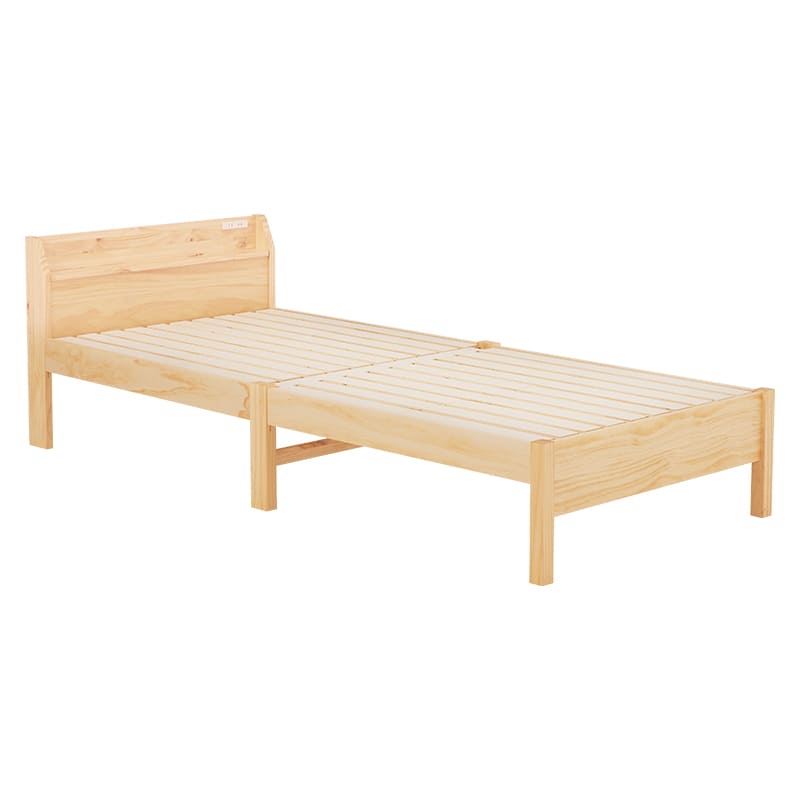 組立簡単 シングルベッド MB-5096S-NA メーカー直送 ▼返品・キャンセル不可【他商品との同時購入不可】