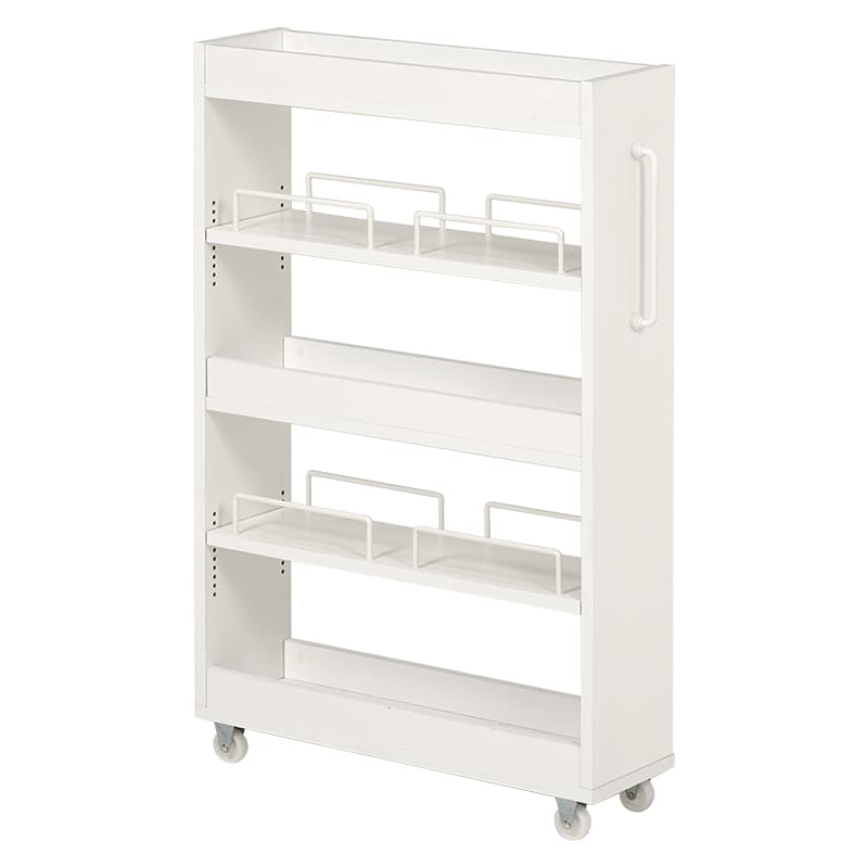 隙間収納ワゴン 幅16cm RCC-1533WH メーカー直送 ▼返品・キャンセル不可【他商品との同時購入不可】