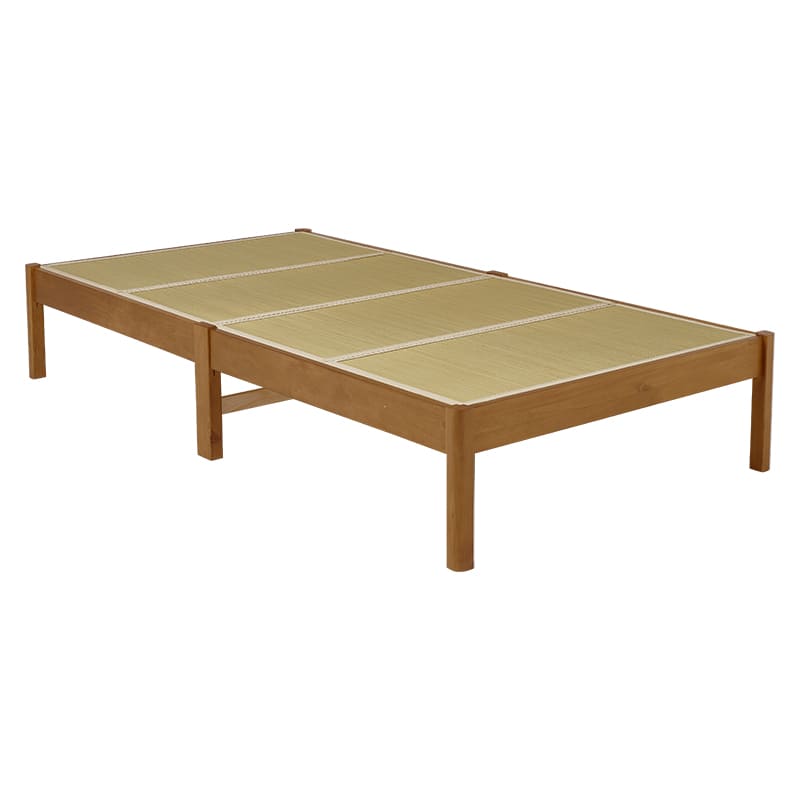 組立簡単 畳シングルベッド MB-5146S-LBRキフネ メーカー直送 ▼返品・キャンセル不可【他商品との同時購入不可】