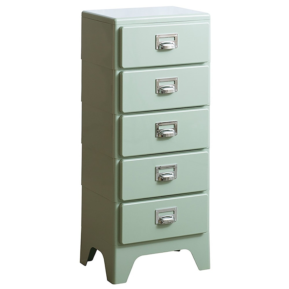 多段チェスト クラン CBN-H005 ライトグリーン メーカー直送 ▼返品・キャンセル不可【他商品との同時購入不可】