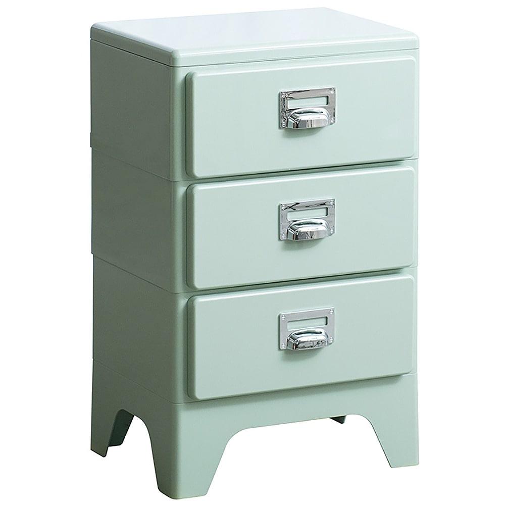 多段チェスト クラン CBN-H003 ライトグリーン メーカー直送 ▼返品・キャンセル不可【他商品との同時購入不可】