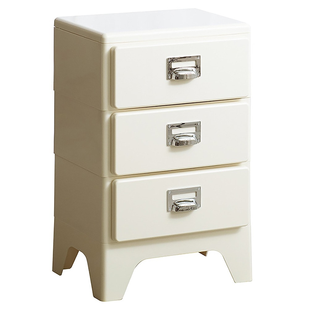 多段チェスト クラン CBN-H003 クリーム メーカー直送 ▼返品・キャンセル不可【他商品との同時購入不可】