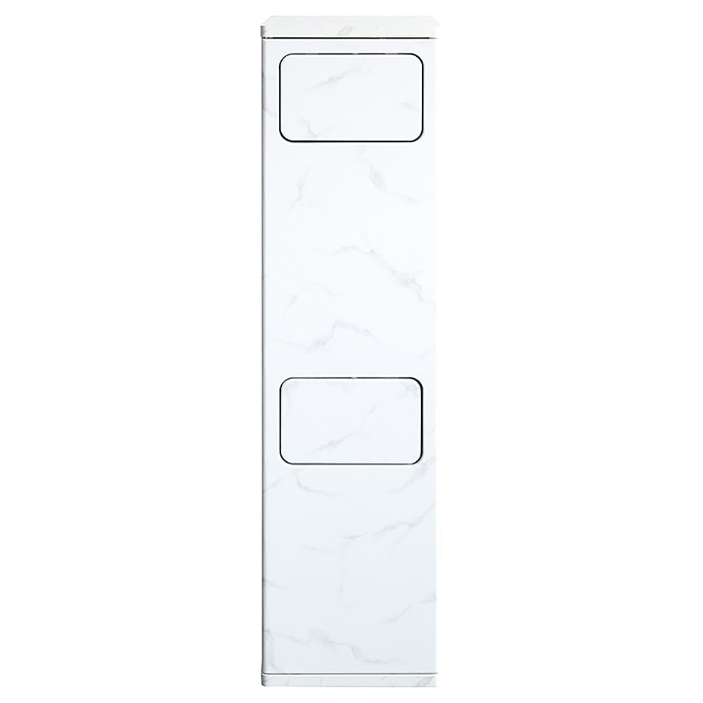 ダストボックス エンプロー DB-960R 大理石柄ホワイト メーカー直送 ▼返品・キャンセル不可【他商品との同時購入不可】