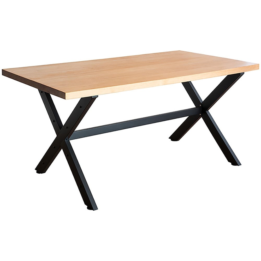 ダイニングテーブル インダストリアル DNT-A1200 NT メーカー直送 ▼返品・キャンセル不可【他商品との同時購入不可】 32kg